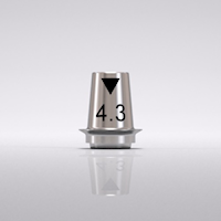 Picture of CONE Ti Base 4.3mm x 0.8mm, Bridge (C2342.4308)