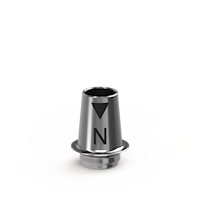 Picture of Conical Ti Base, Non-engaging, 0.8mm GH, Narrow