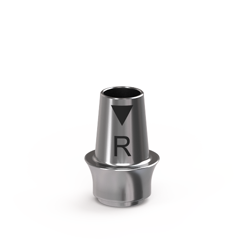 Picture of Conical Ti Base, Non-engaging, 2.0mm GH, Regular